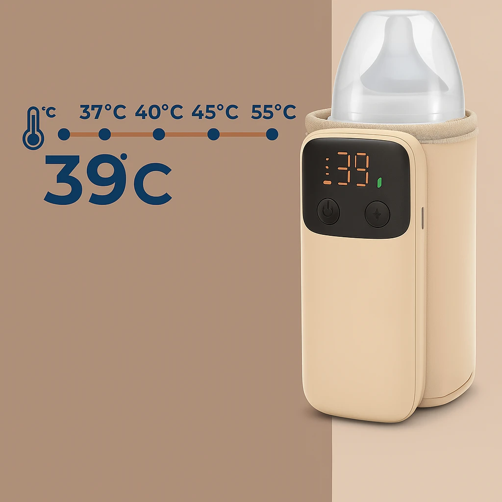 USB Rechargeable with LED Display – Spill-Free Compact Design – Travel & On-the-Go Parents Bowlift by Bowlift