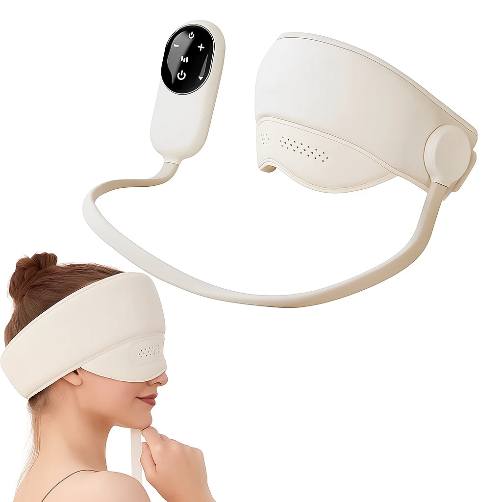 Heated Hot Compress – Adjustable Rechargeable Design – Stress Relief Relaxation & Better Sleep Bowlift by Bowlift