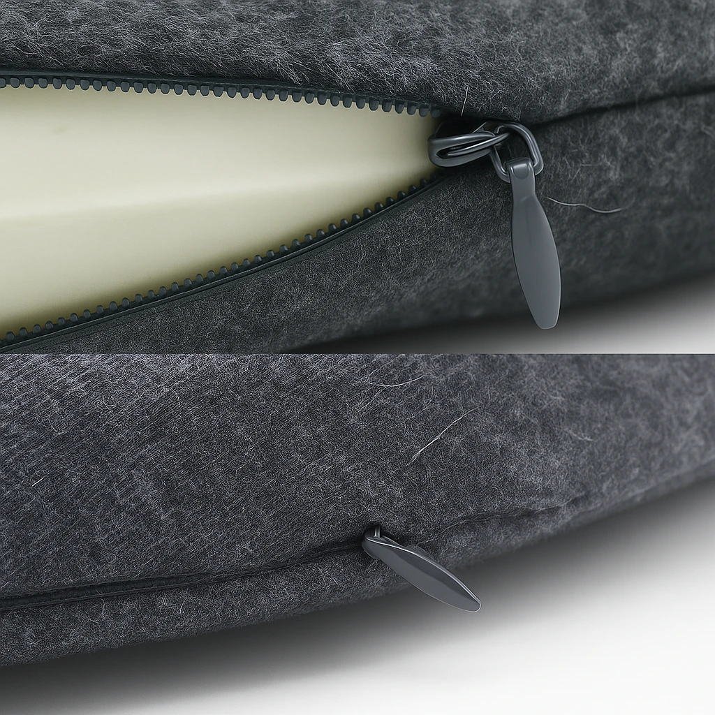 Memory Foam Back Pain Relief – Ergonomic High-density Support – Portable For Work and Travel Bowlift by Bowlift