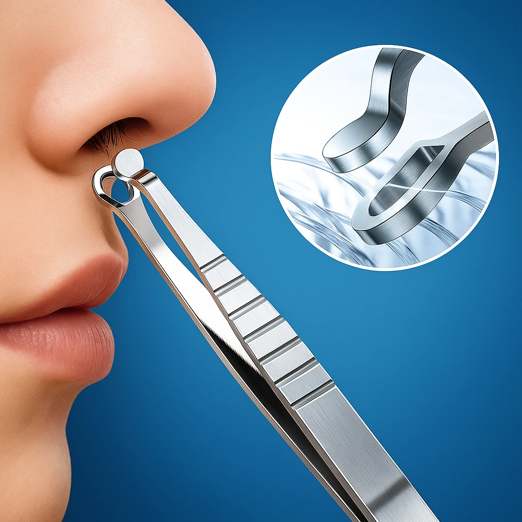 Safe Round Tip Design – Stainless Steel – Precise Grooming for Nose & Face Bowlift by Bowlift