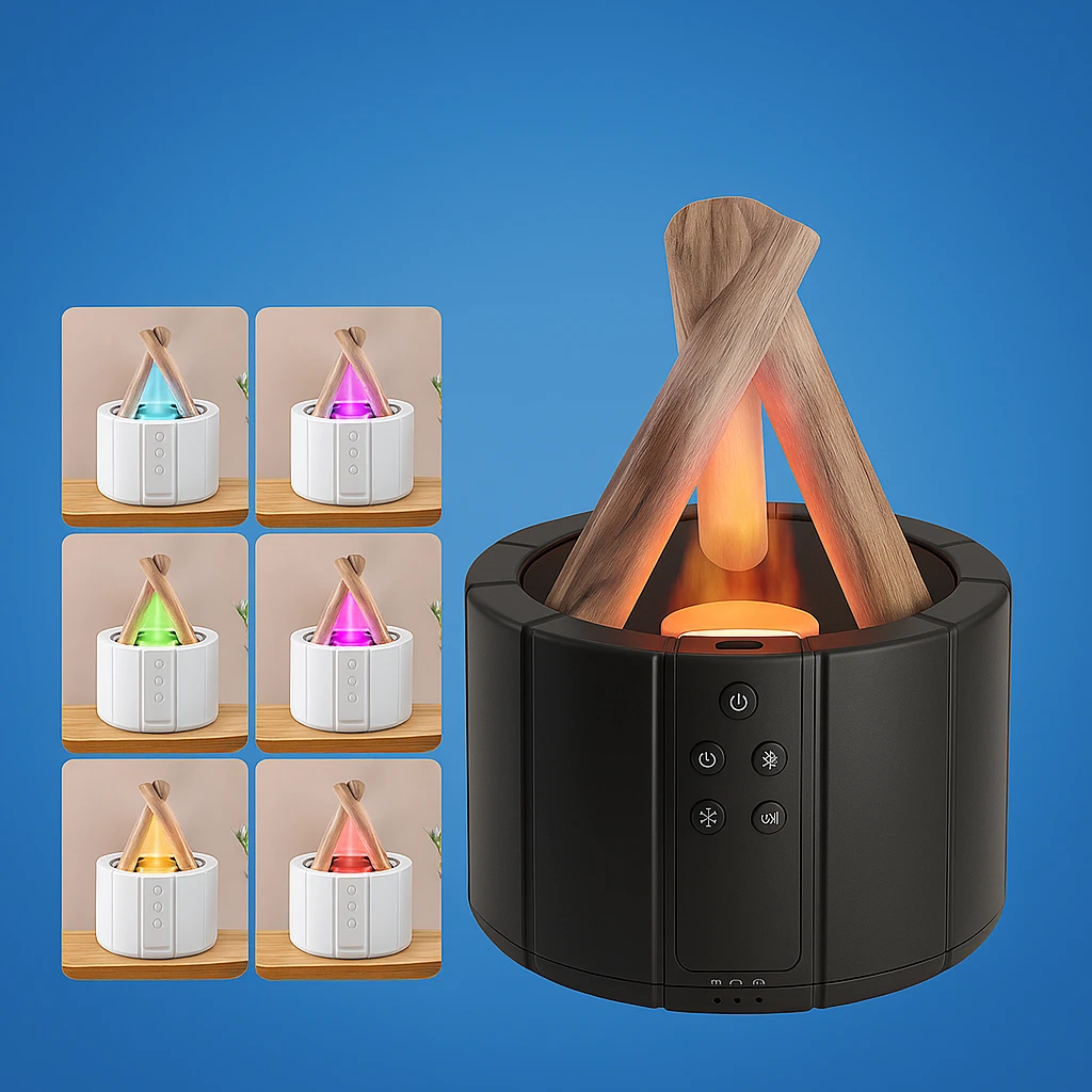 Quiet Ultrasonic Humidifier – LED Light – Aromatherapy for Sleep & Stress Relief Bowlift by Bowlift
