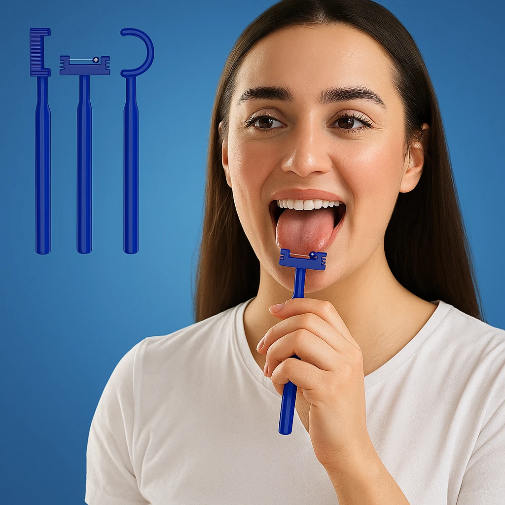 3-Piece Tongue Tip Exerciser – Non-Slip Handle – Improves Speech & Swallowing Control Bowlift by Bowlift