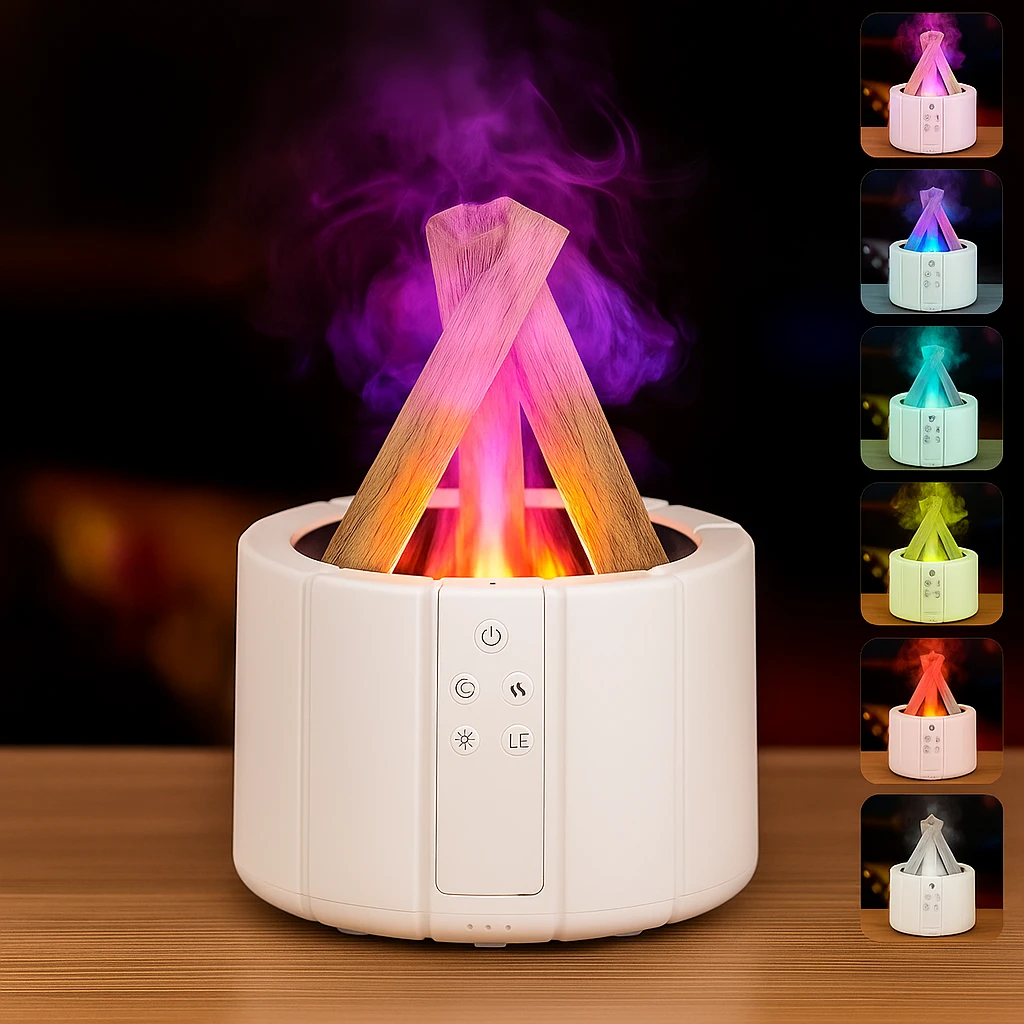 Quiet Ultrasonic Humidifier – LED Light – Aromatherapy for Sleep & Stress Relief Bowlift by Bowlift
