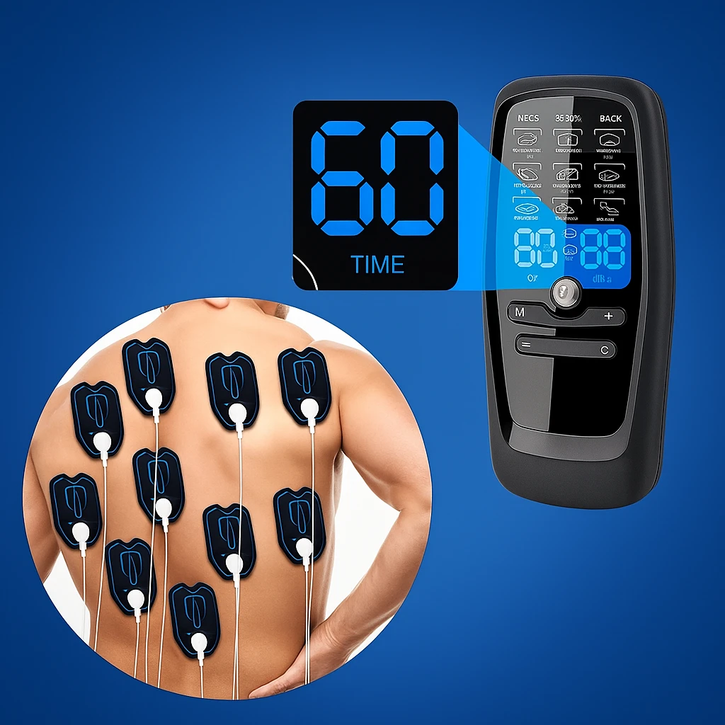 Intense Pain Relief – USB-Powered 10 Pads – Back & Shoulder Discomfort Bowlift by Bowlift