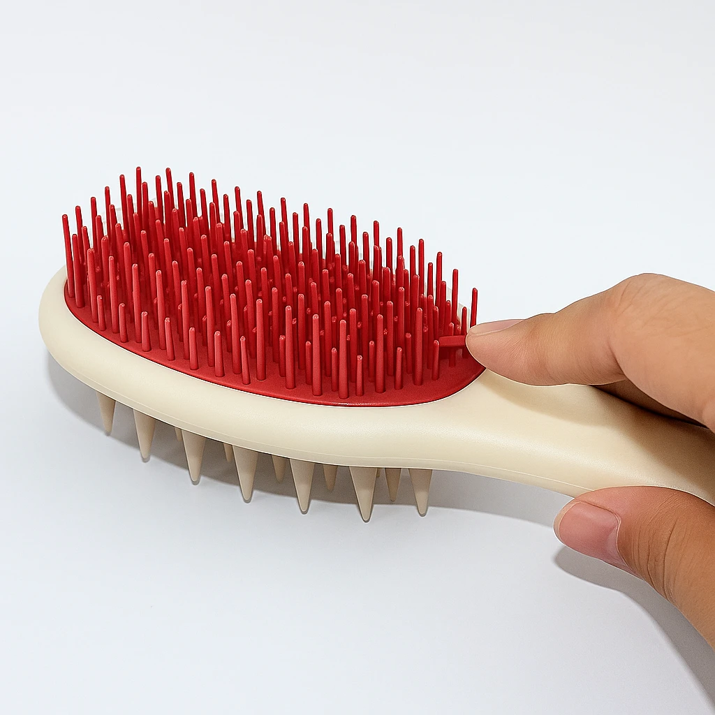 Sided Shampoo Brush – Silicone Scalp Massager – Deep Clean for Oily Hair & Sensitive Scalp Bowlift by Bowlift