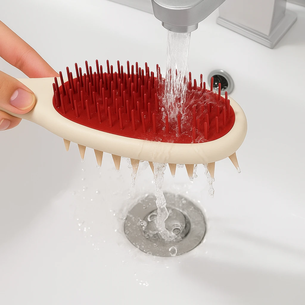 Sided Shampoo Brush – Silicone Scalp Massager – Deep Clean for Oily Hair & Sensitive Scalp Bowlift by Bowlift