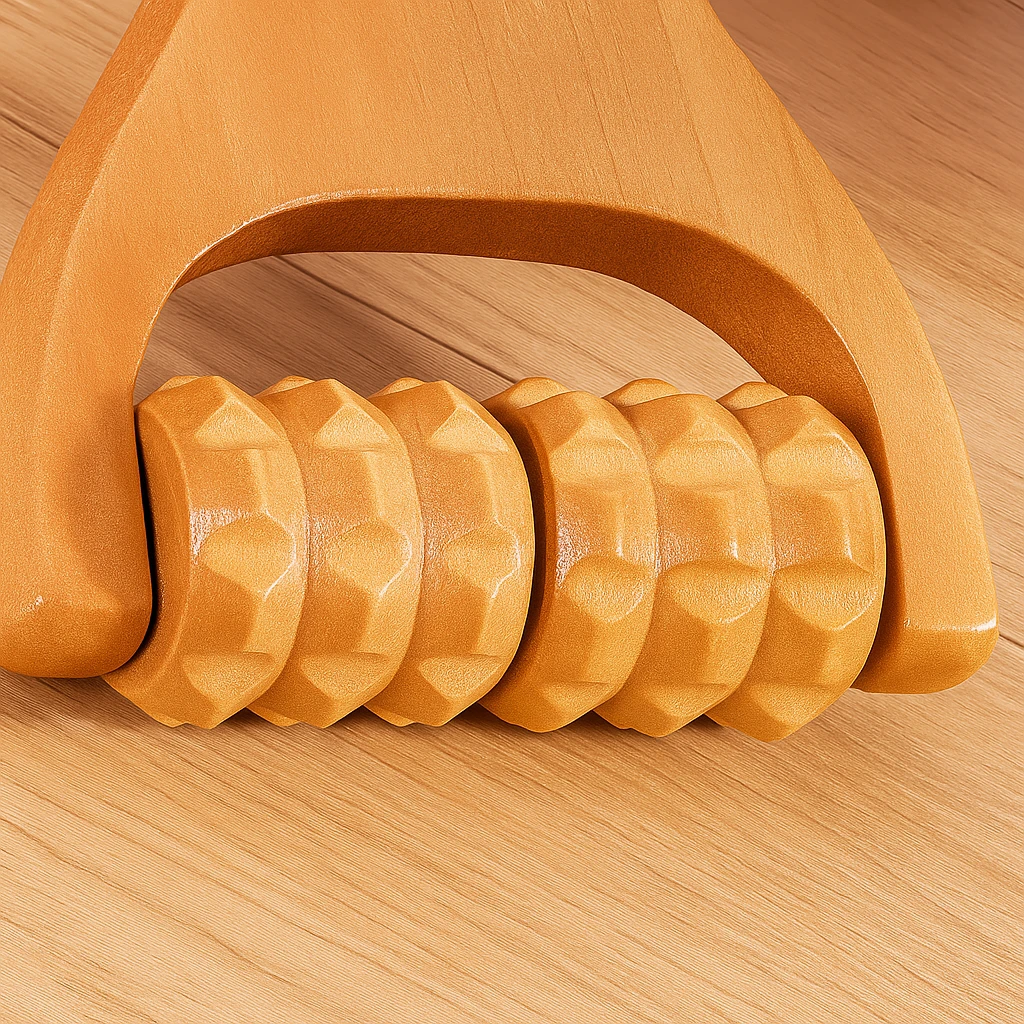 Deep Muscle Relief – Natural Wood Finish – Back Legs & Arms Bowlift by Bowlift