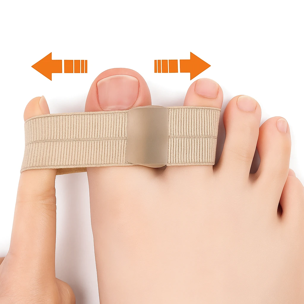 Bunion & Overlapping Toe Relief – Soft Flexible Gel Design – Daily Shoe Comfort Bowlift by Bowlift