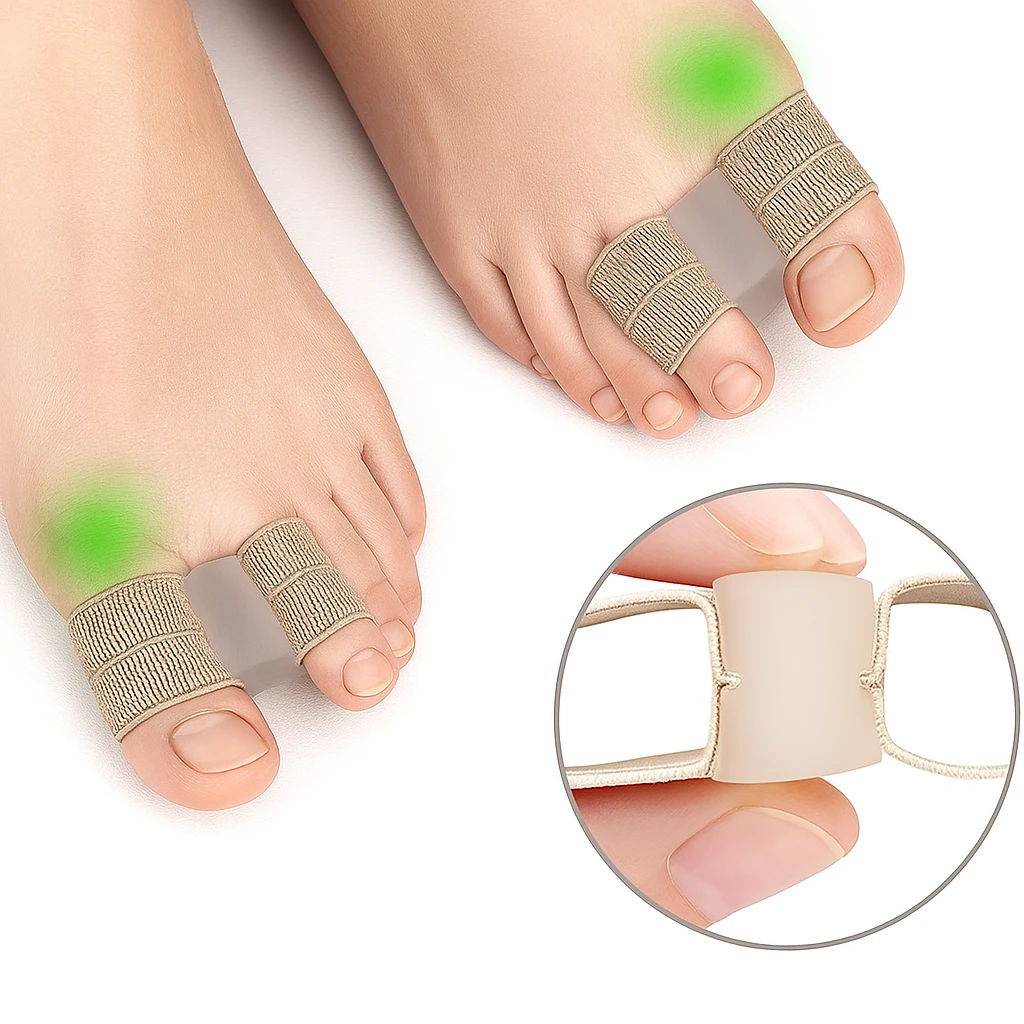 Bunion & Overlapping Toe Relief – Soft Flexible Gel Design – Daily Shoe Comfort Bowlift by Bowlift