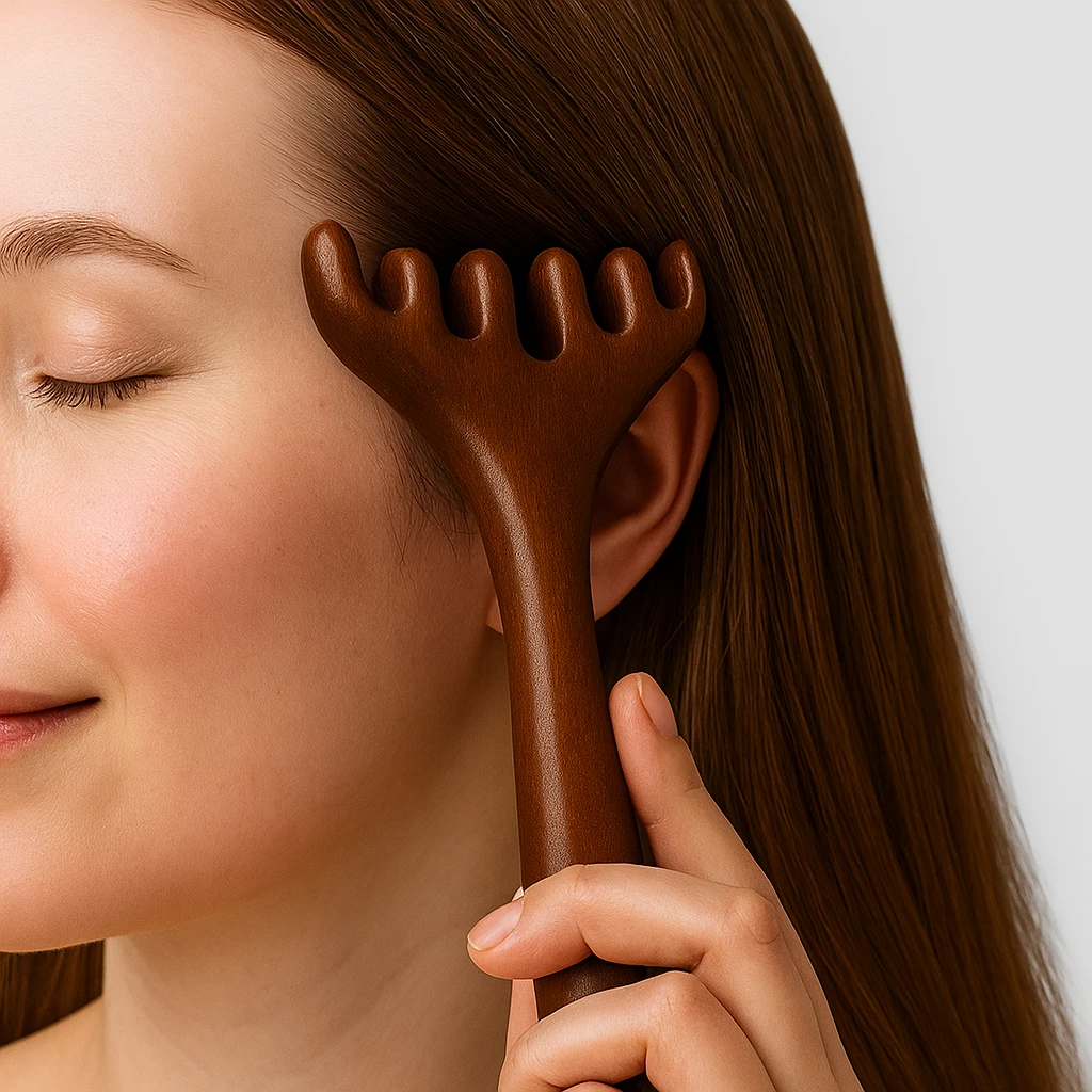 Anti-Static Meridian Design – Gentle Scalp Stimulation – Relaxation & Hair Care Bowlift by Bowlift
