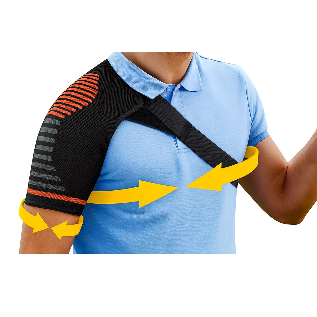Pain Relief & Joint Stability – Adjustable Breathable Compression Sleeve – Sports & Daily Wear Bowlift by Bowlift