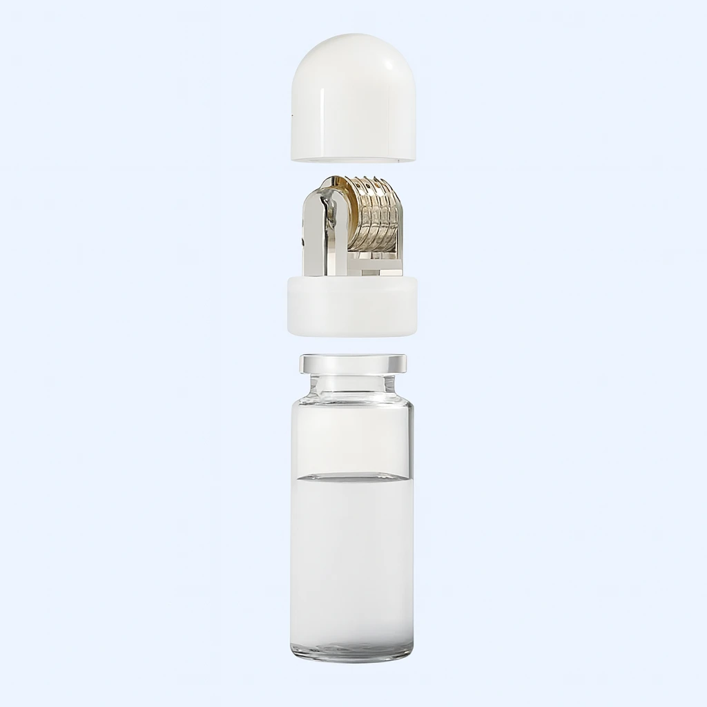 Boosts Serum Absorption – Refillable Bottle & Fine Needles – Safe At-Home Skincare Bowlift by Bowlift