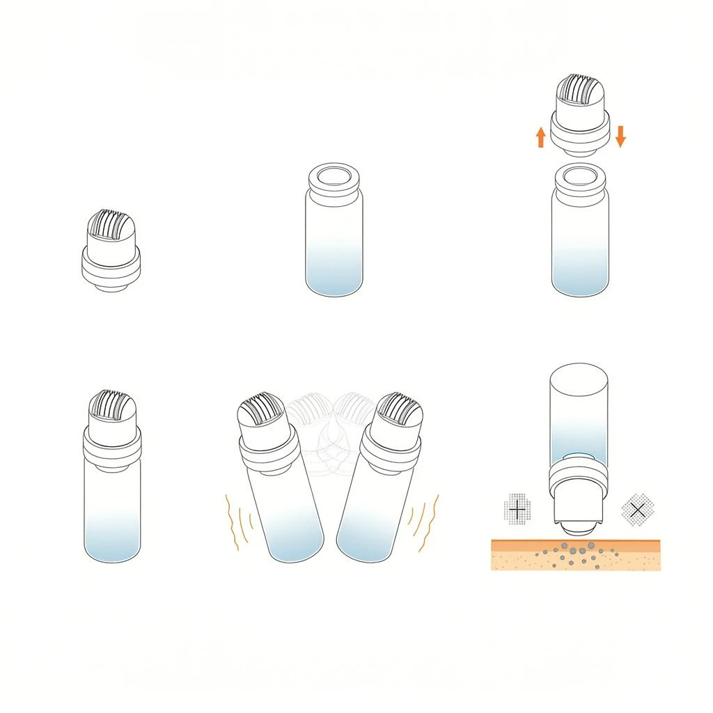 Boosts Serum Absorption – Refillable Bottle & Fine Needles – Safe At-Home Skincare Bowlift by Bowlift