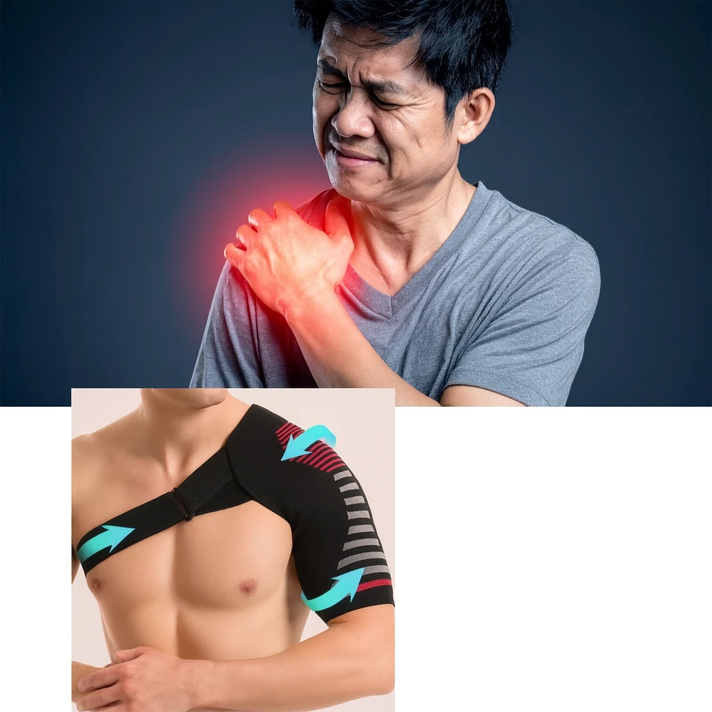 Pain Relief & Joint Stability – Adjustable Breathable Compression Sleeve – Sports & Daily Wear Bowlift by Bowlift