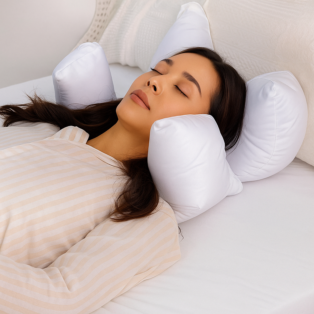 Cooling Memory Foam – Contoured Pressure Relief – Side Back Stomach Sleepers Bowlift by Bowlift