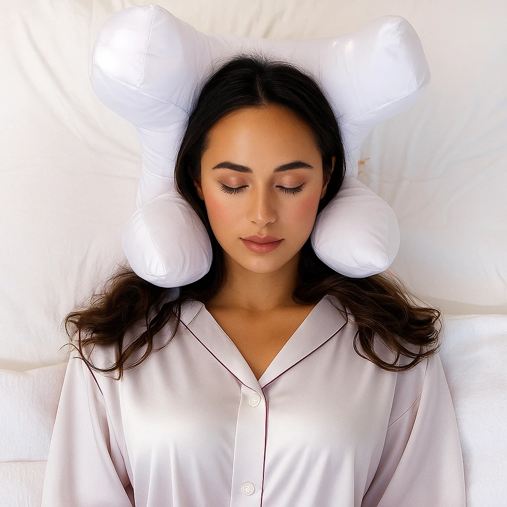 Cooling Memory Foam – Contoured Pressure Relief – Side Back Stomach Sleepers Bowlift by Bowlift