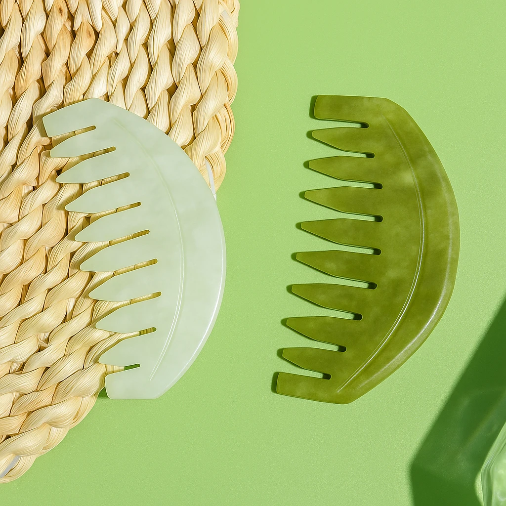 Anti-Static Detangling – Smooth Jade Surface – Curly Thick Hair & Frizz Control Bowlift by Bowlift