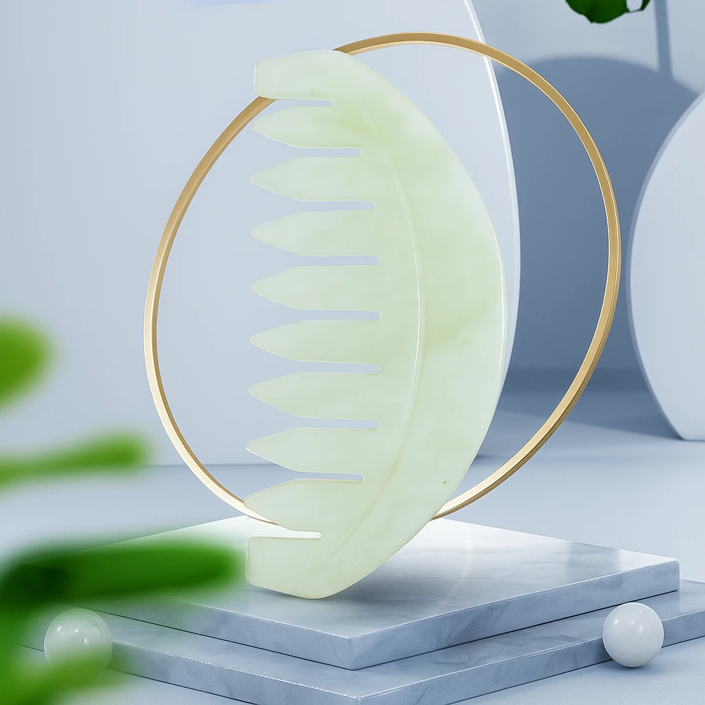 Anti-Static Detangling – Smooth Jade Surface – Curly Thick Hair & Frizz Control Bowlift by Bowlift