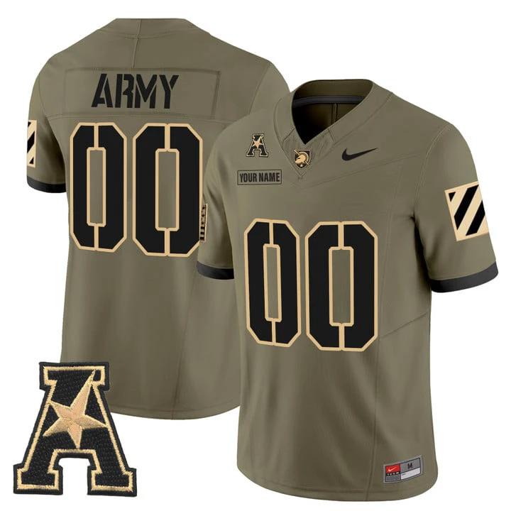 Custom Army Black Knights Jersey Name, Number 2025 Limited Stitched by My Store NCAA Football Jerseys