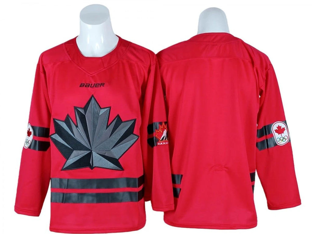 2026 Winter Olympics Team Canada Red Hockey Jersey Stitched by Hockey David