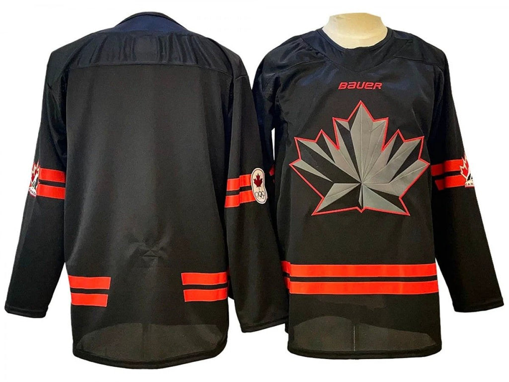 2026 Winter Olympics Team Canada Team Hockey Jersey Black by Hockey David