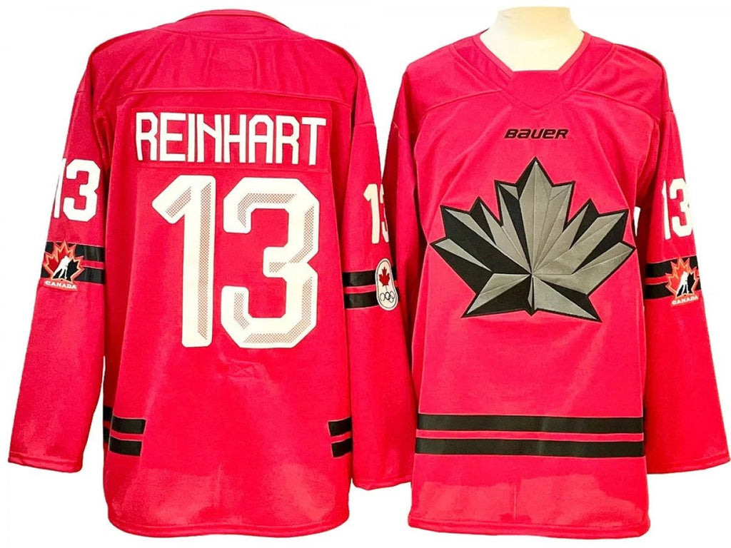 2026 Winter Olympics Team Canada #13 Sam Reinhart Hockey Jersey Red by Hockey David
