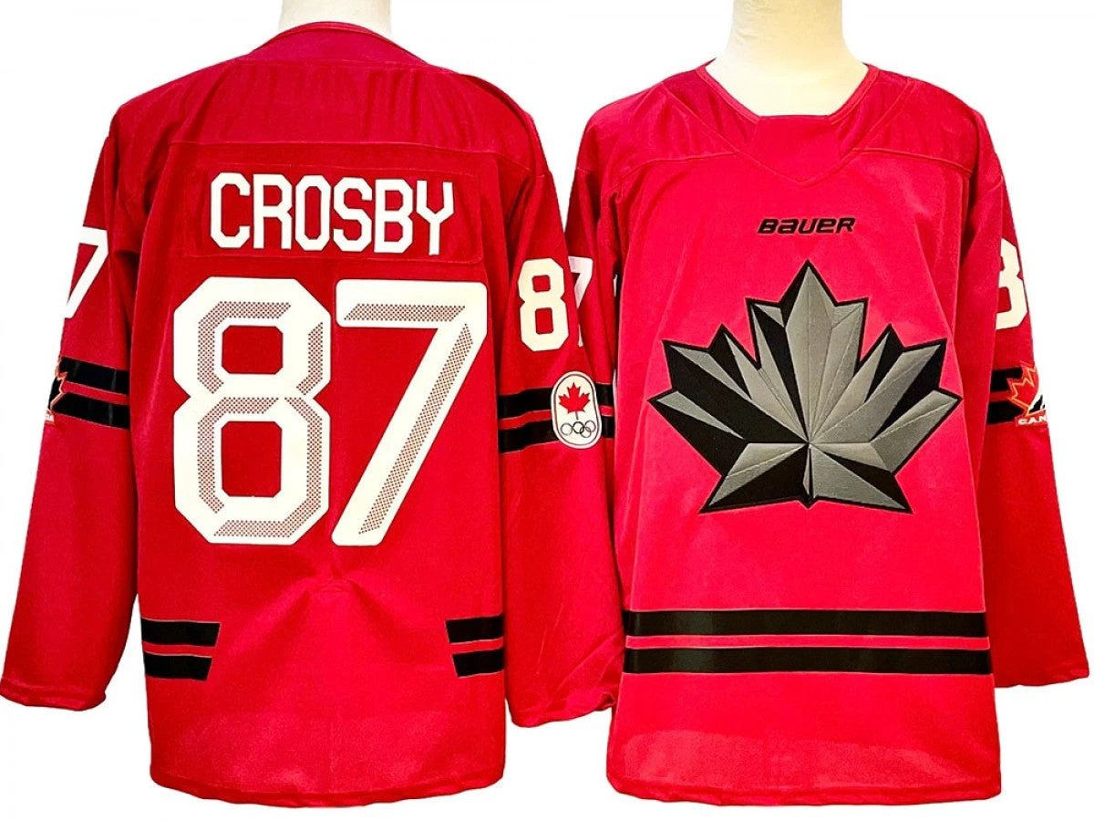 2026 Winter Olympics Team Canada #87 Sidney Crosby Hockey Jersey Red by Hockey David