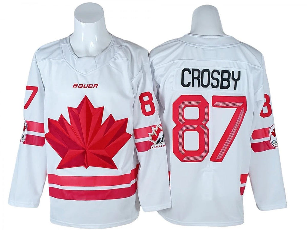 2026 Winter Olympics Team Canada #87 Sidney Crosby White Hockey Jersey Stitched by Hockey David