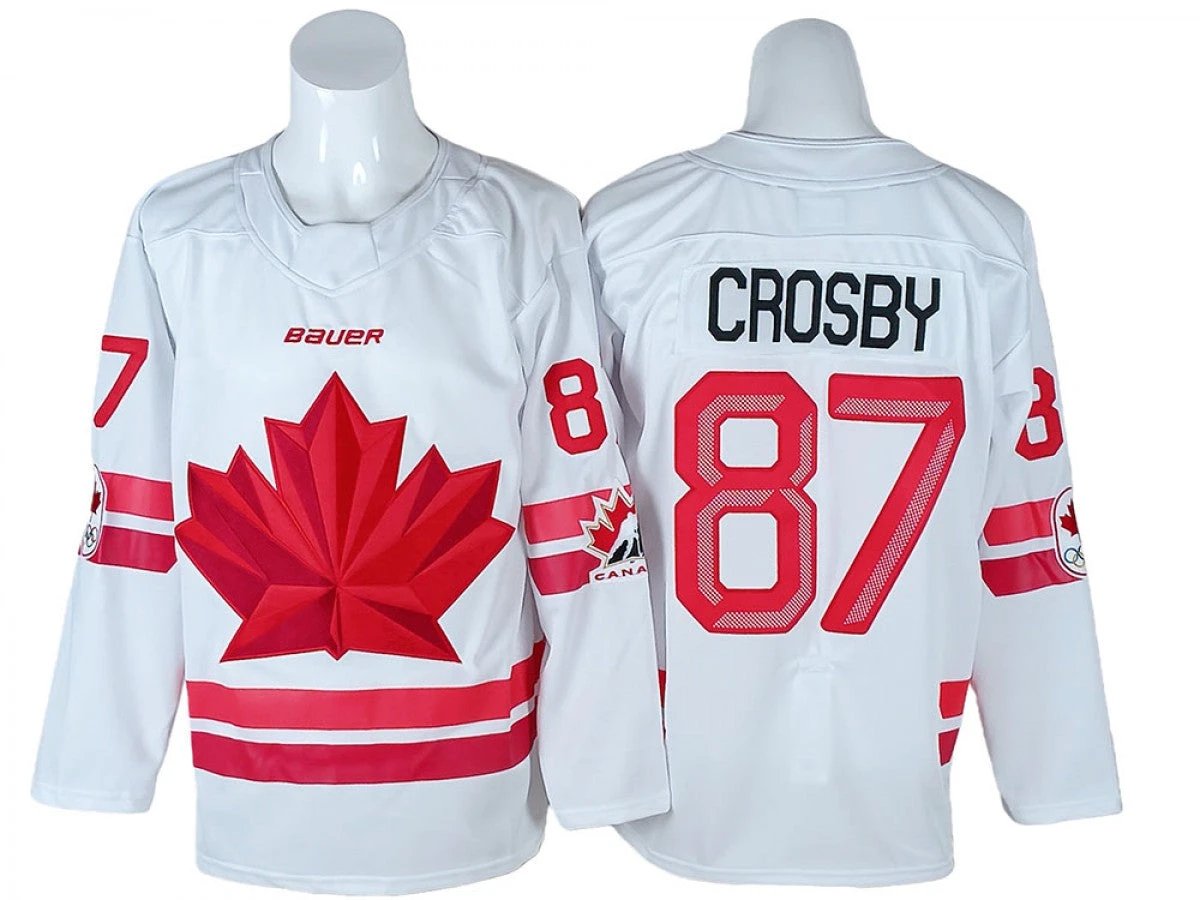 2026 Winter Olympics Team Canada #87 Sidney Crosby White Hockey Jersey Stitched by Hockey David