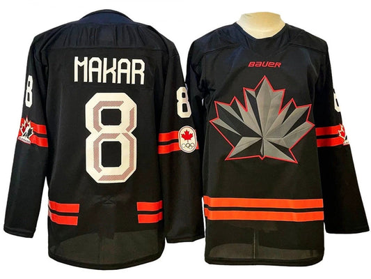 2026 Winter Olympics Team Canada #8 Cale Makar Hockey Jersey Black by Hockey David