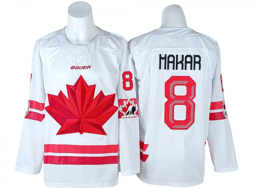 2026 Winter Olympics Team Canada #8 Cale Makar White Hockey Jersey Stitched by Hockey David