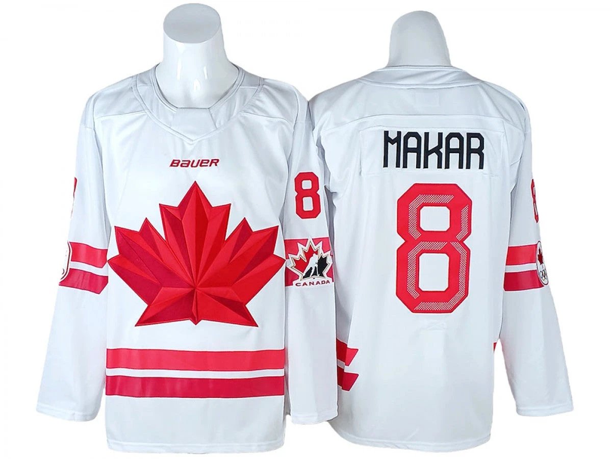 2026 Winter Olympics Team Canada #8 Cale Makar White Hockey Jersey Stitched by Hockey David