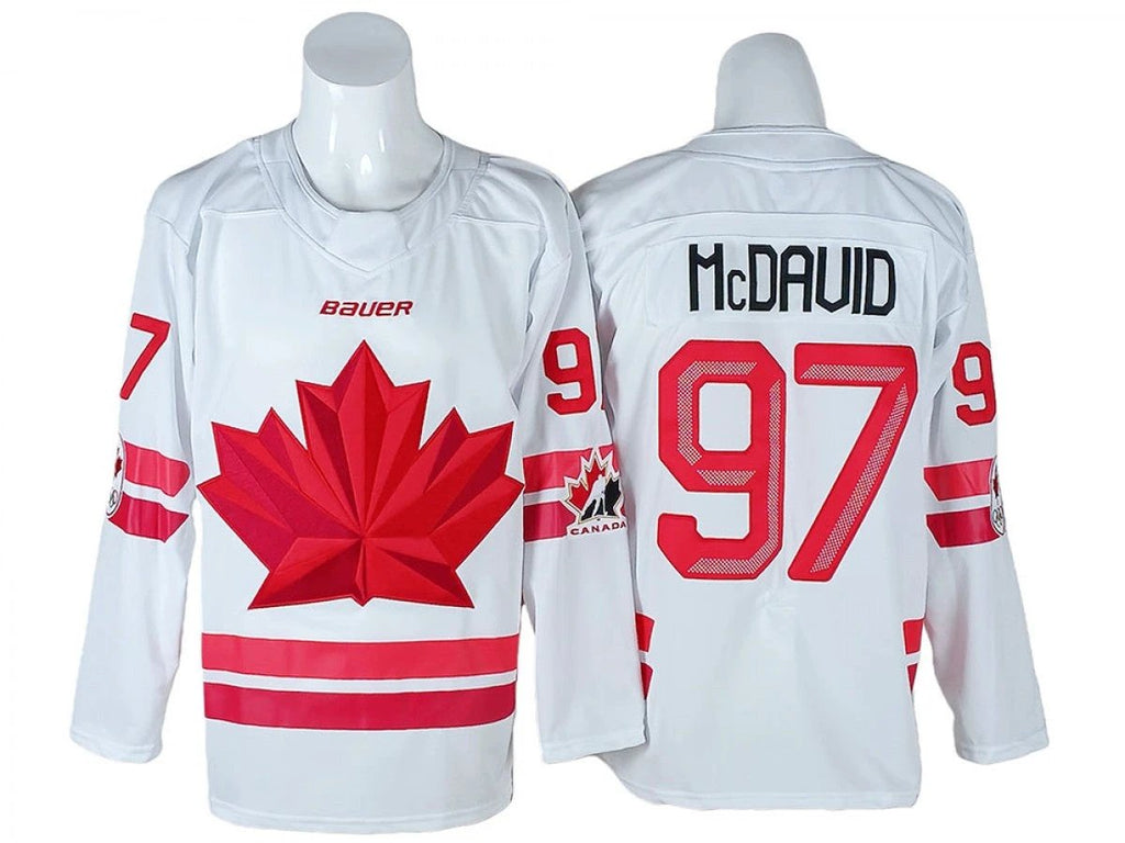 2026 Winter Olympics Team Canada #97 Connor McDavid White Hockey Jersey Stitched by Hockey David