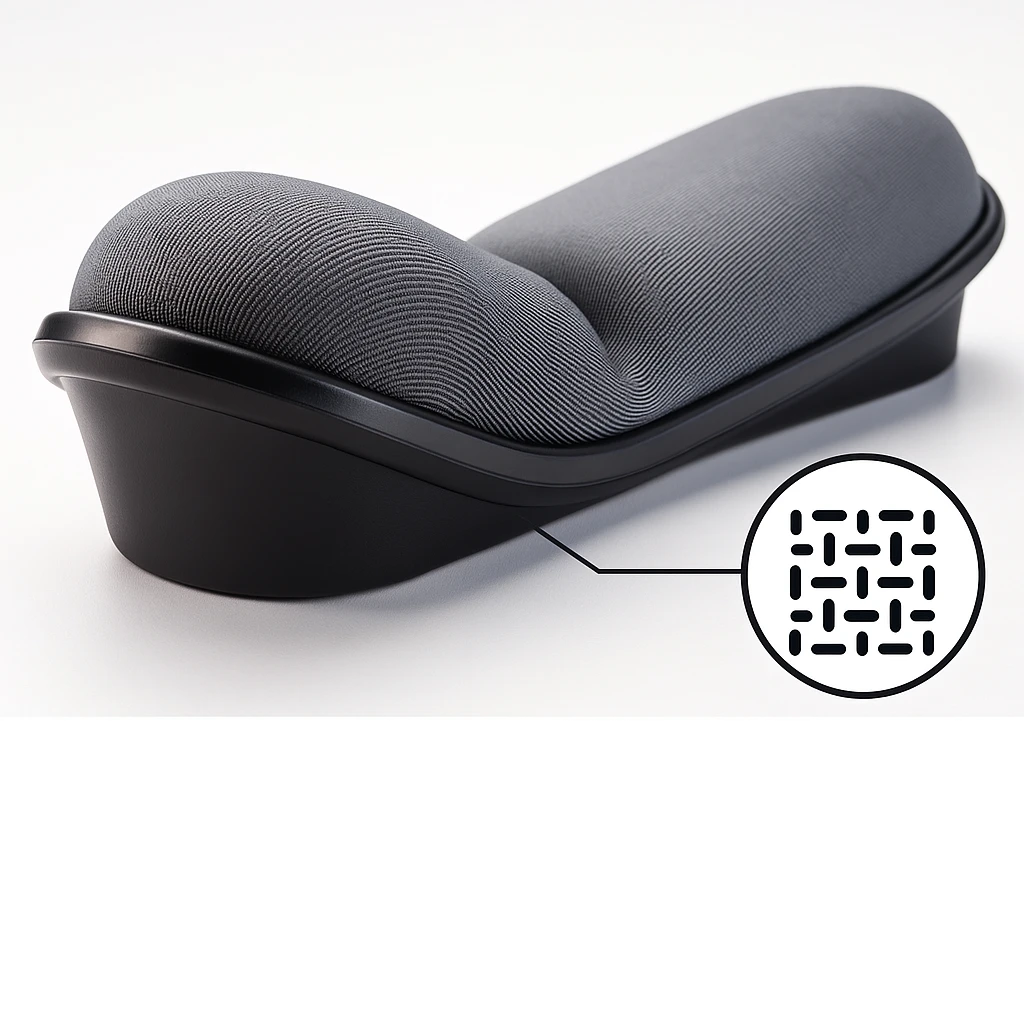 Pain Relief Support – Memory Foam Cushioned Non-slip – Office and Gaming Bowlift by Bowlift
