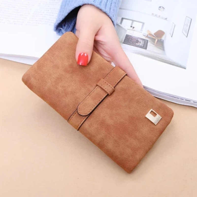 Long wallet with two compartments for women by Bowlift