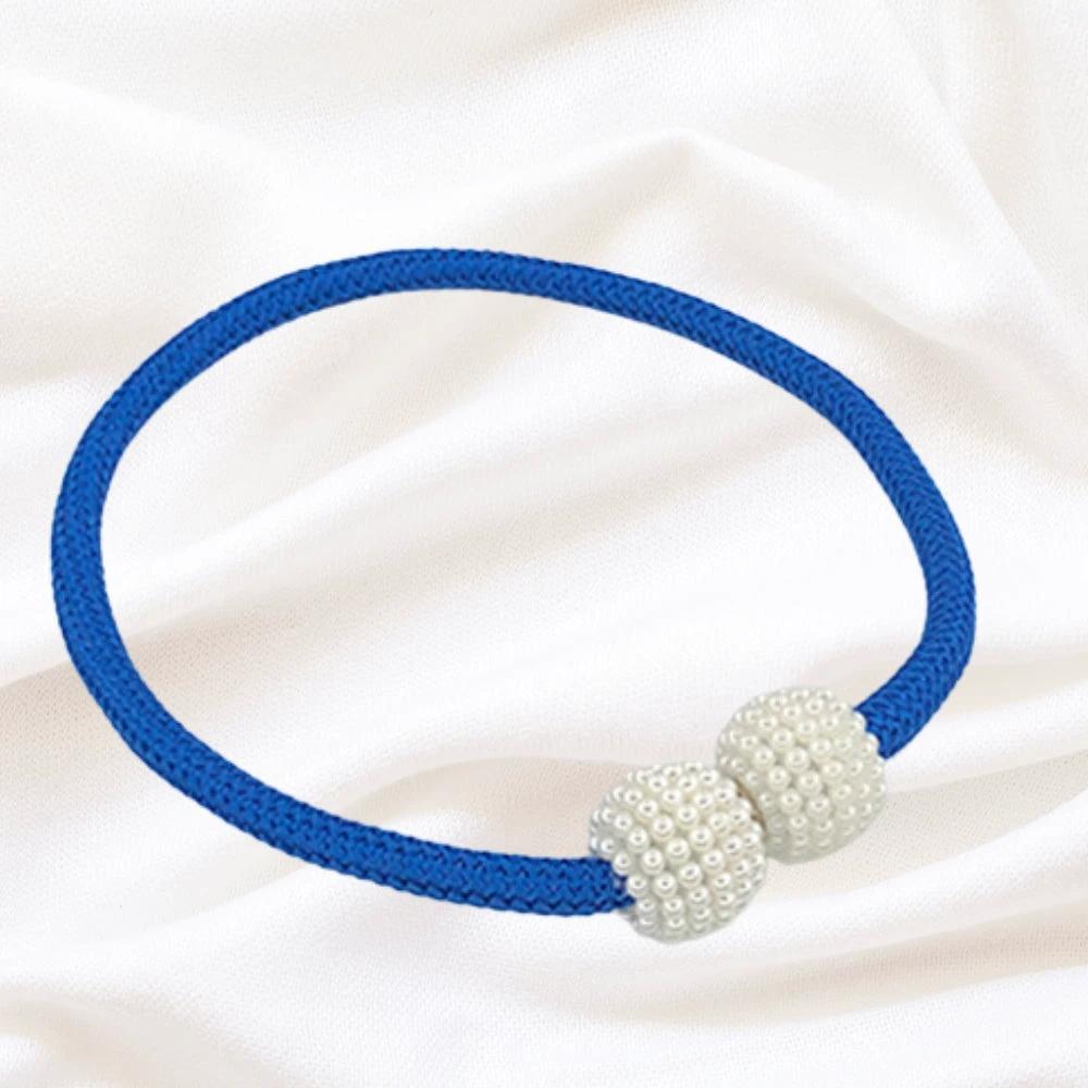 Magnetic Pearl Curtain Tie Back | 2pcs Set by Casa & Beyond