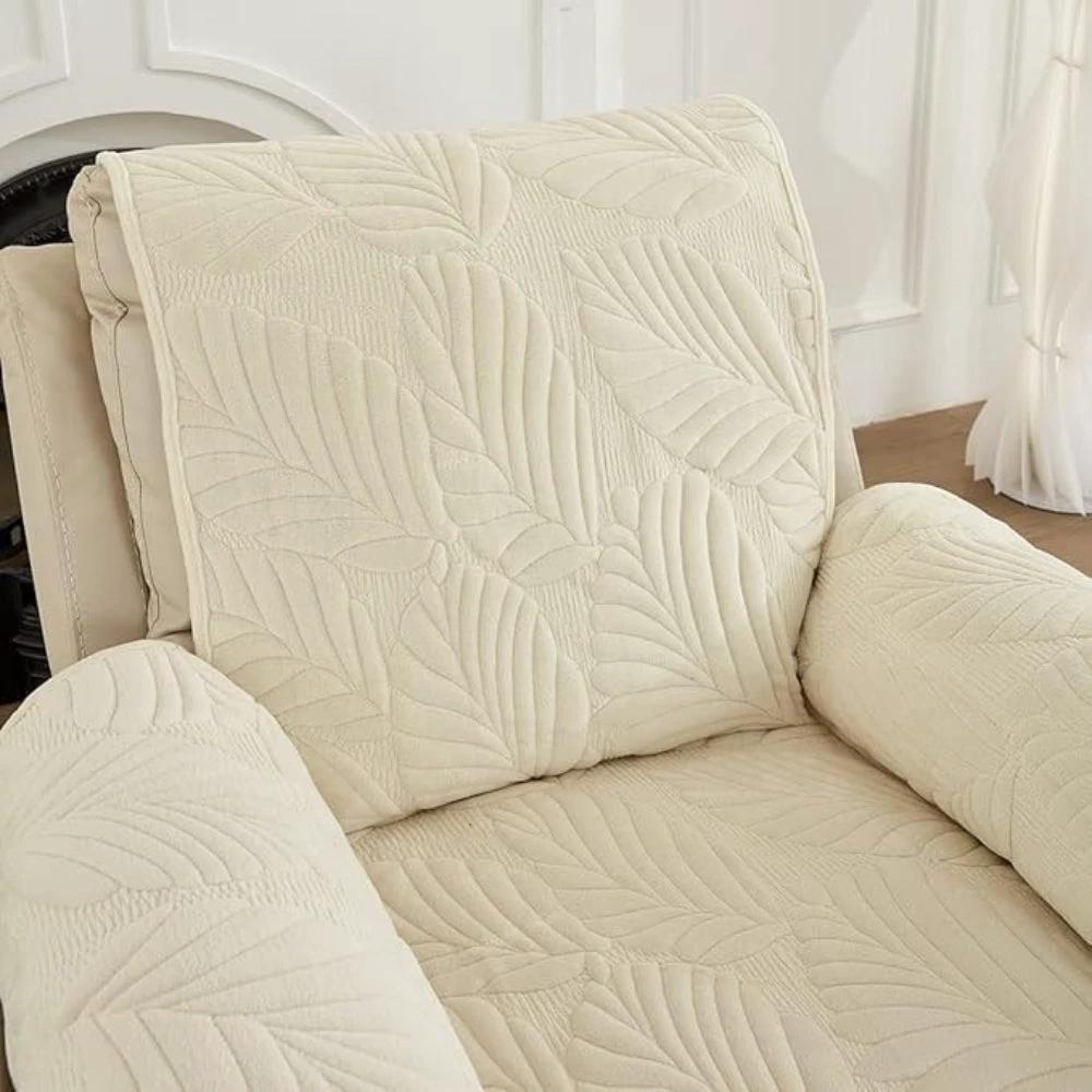Verdant Leaf Pattern Recliner Cover by Casa & Beyond