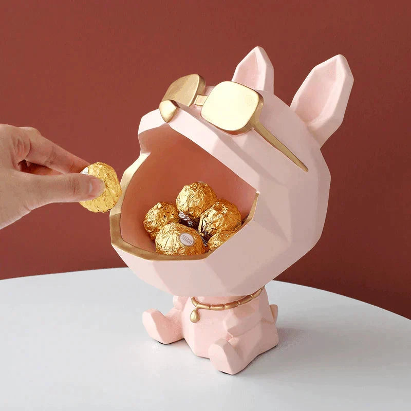 Decorative storage bowl - elegant solution for displaying dog figurines Bowlift by Bowlift