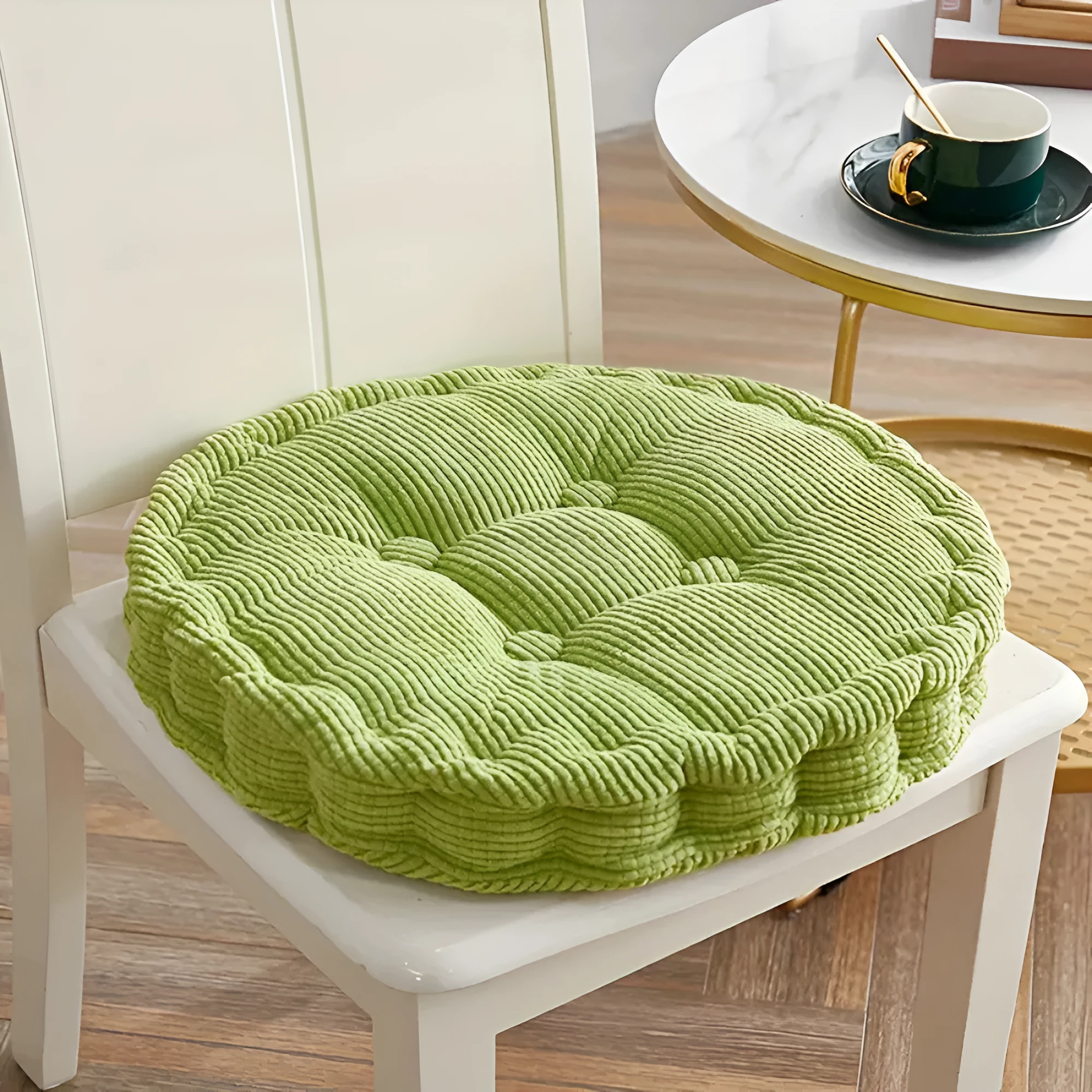 Stackable Corduroy Chair Cushions by Casa & Beyond