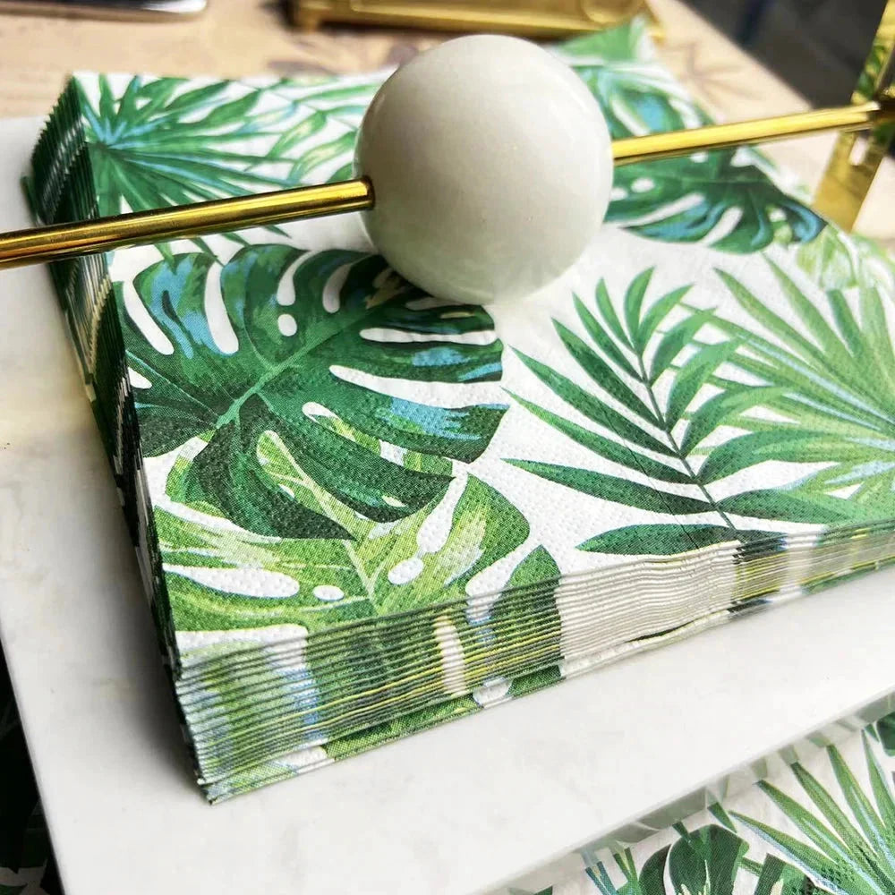 20pcs Exquisite Printing Napkins Paper Fresh Dining Tables Paper Napkin by Bowlift