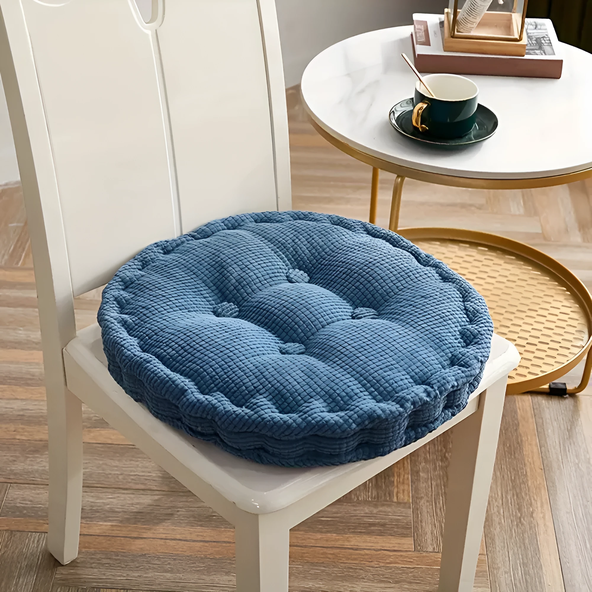 Stackable Corduroy Chair Cushions by Casa & Beyond