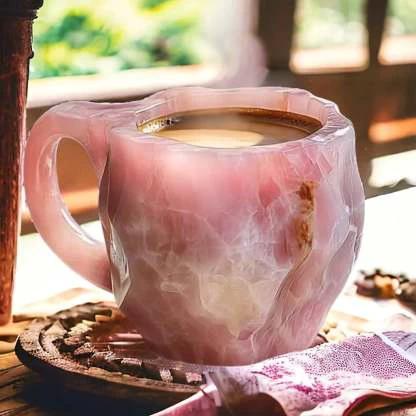 Handmade Coffee Mugs made of Mineral Crystal, Insulated, Microwave Safe, 350-450 ml by BowLift