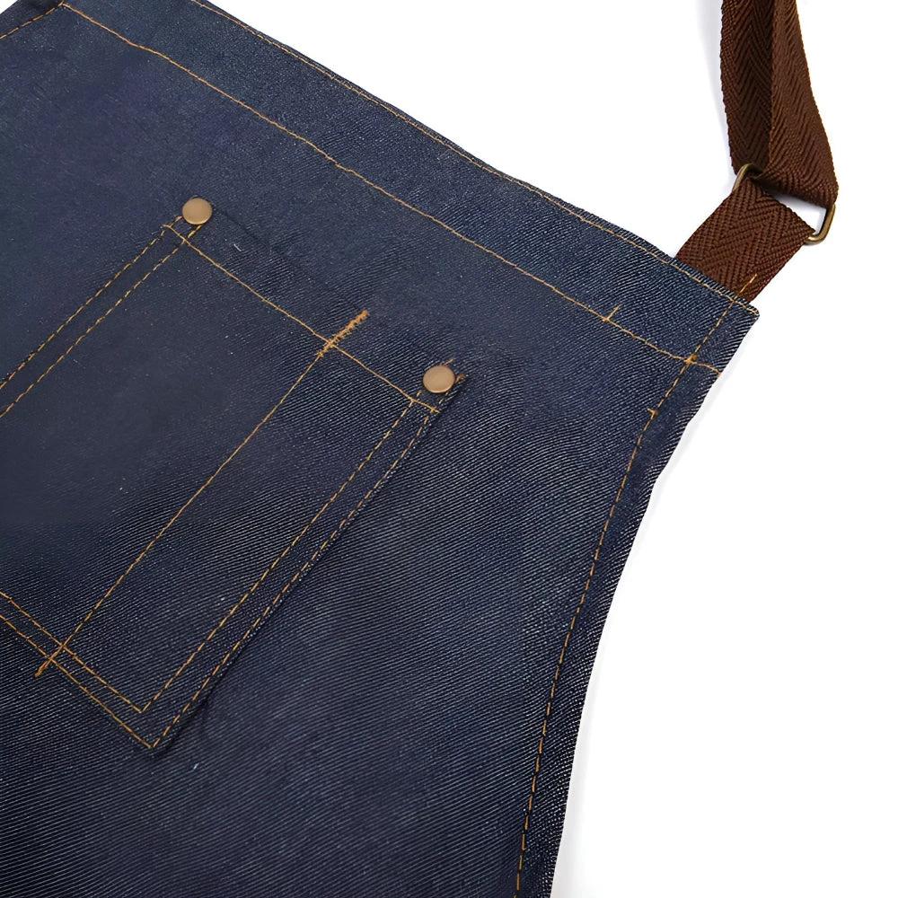 Adjustable Denim Apron by Casa & Beyond