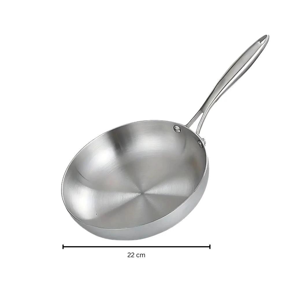Stainless Steel Frying Pan by Casa & Beyond