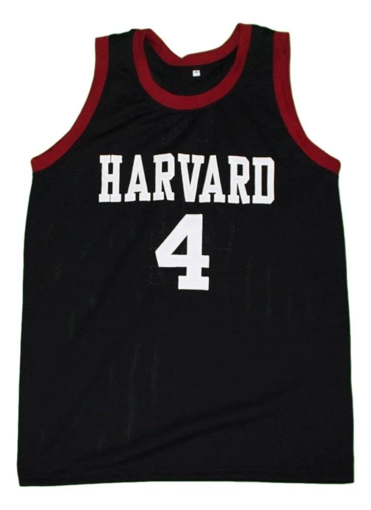 Eremy Lin Jersey #4 Harvard Basketball Black by My store basketball