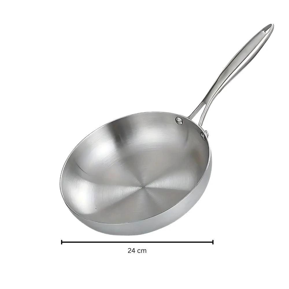 Stainless Steel Frying Pan by Casa & Beyond
