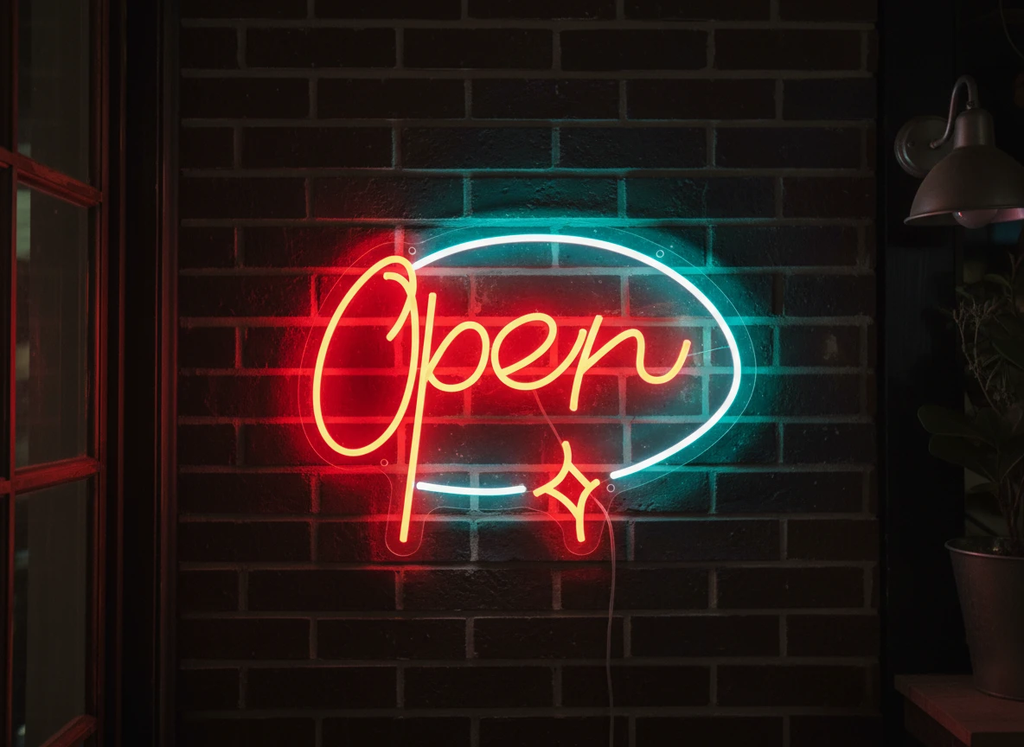 Neon Open Sign for Business Acrylic Led Open Sign by Neonchics