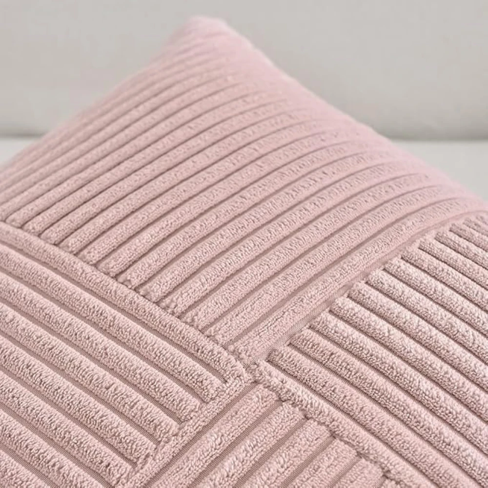 Rustic Corduroy Cushion Cover by Casa & Beyond