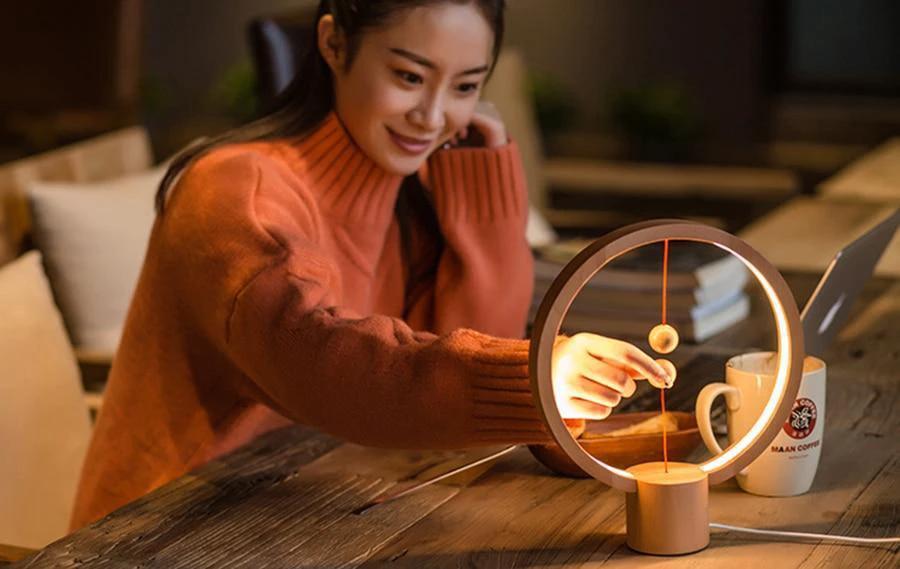 Tao - Modern Nordic Magnetic Balance LED Lamp by Bowlift