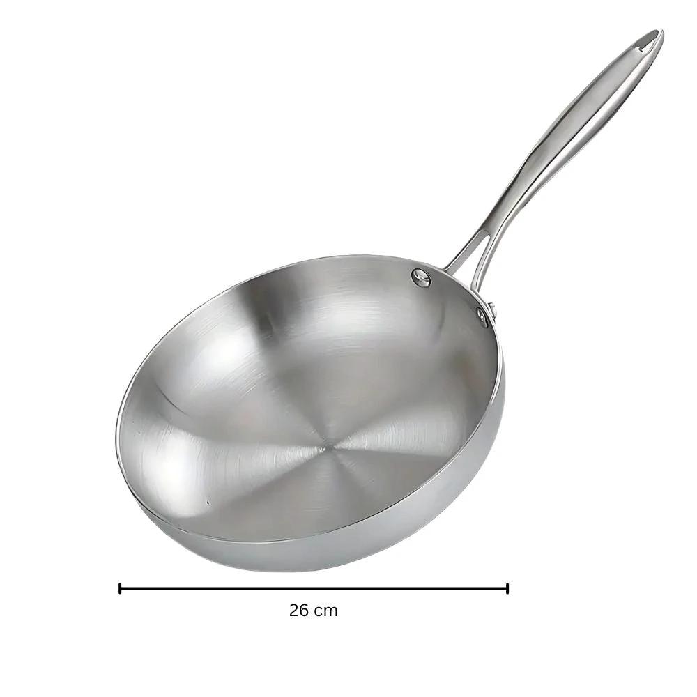 Stainless Steel Frying Pan by Casa & Beyond